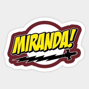 Miranda Sticker